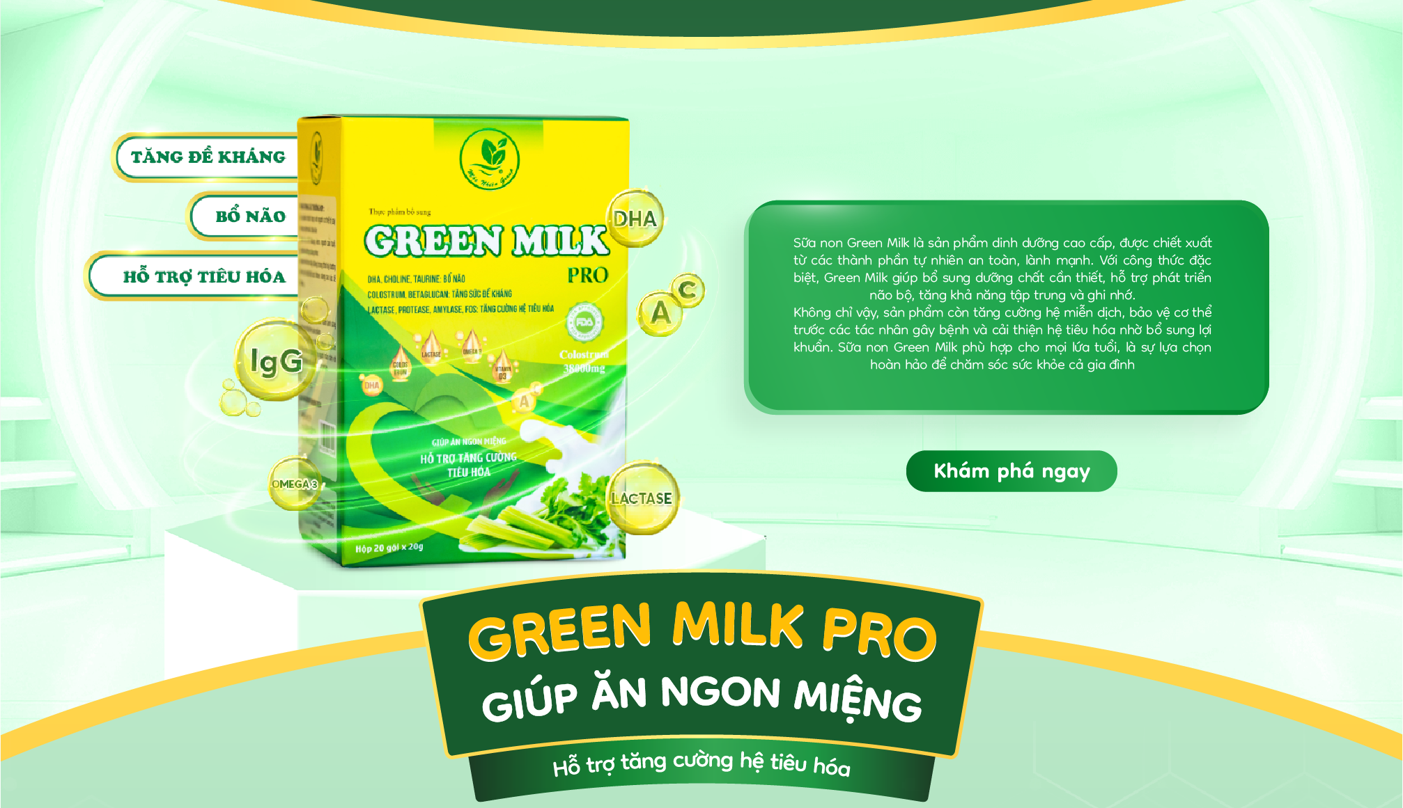 Sữa non Green Milk Pro sản phẩm cao cấp