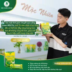 Đánh giá từ khách hàng về sữa non Green Milk Pro