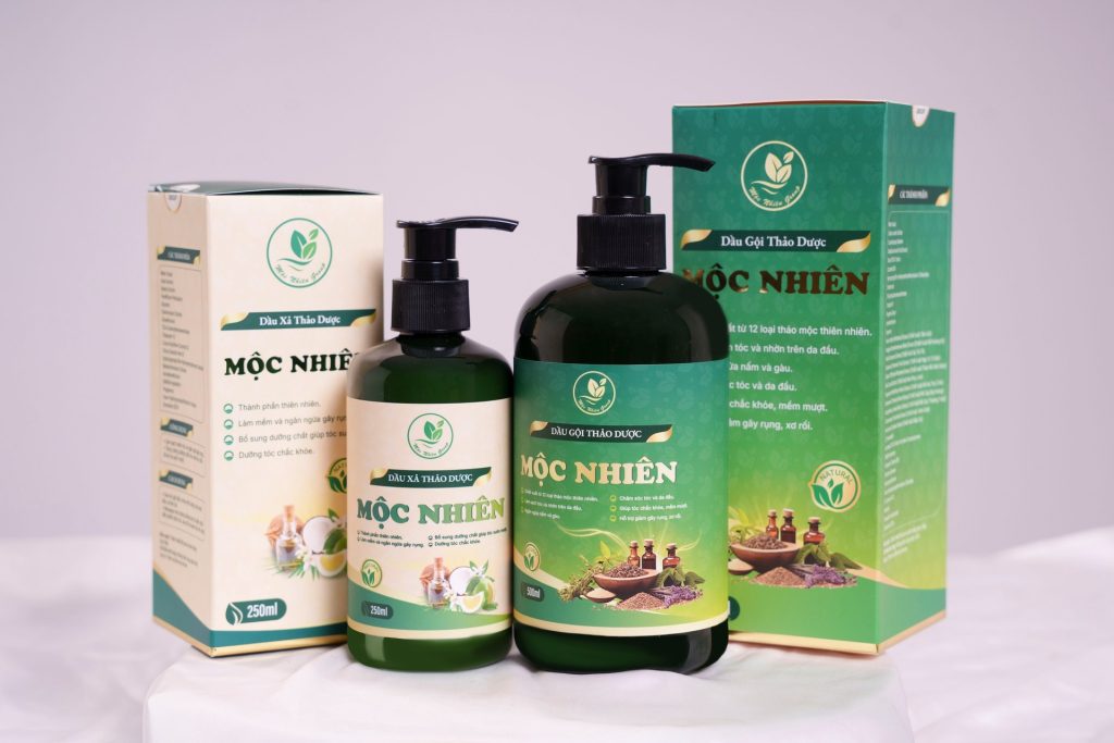 Bộ đôi thảo dược Mộc Nhiên hỗ trợ Gàu Ngứa