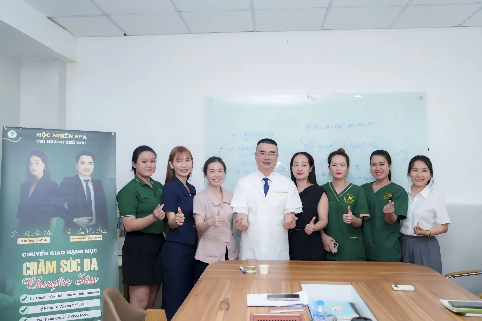 Chuyển giao hạng mục chăm sóc da – Hành trình nâng tầm tay nghề tại Mộc Nhiên Spa miền Nam