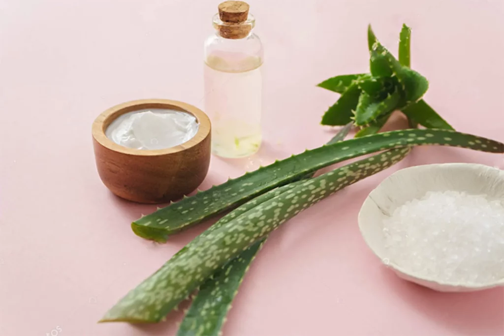 Gội đầu bằng nha đam