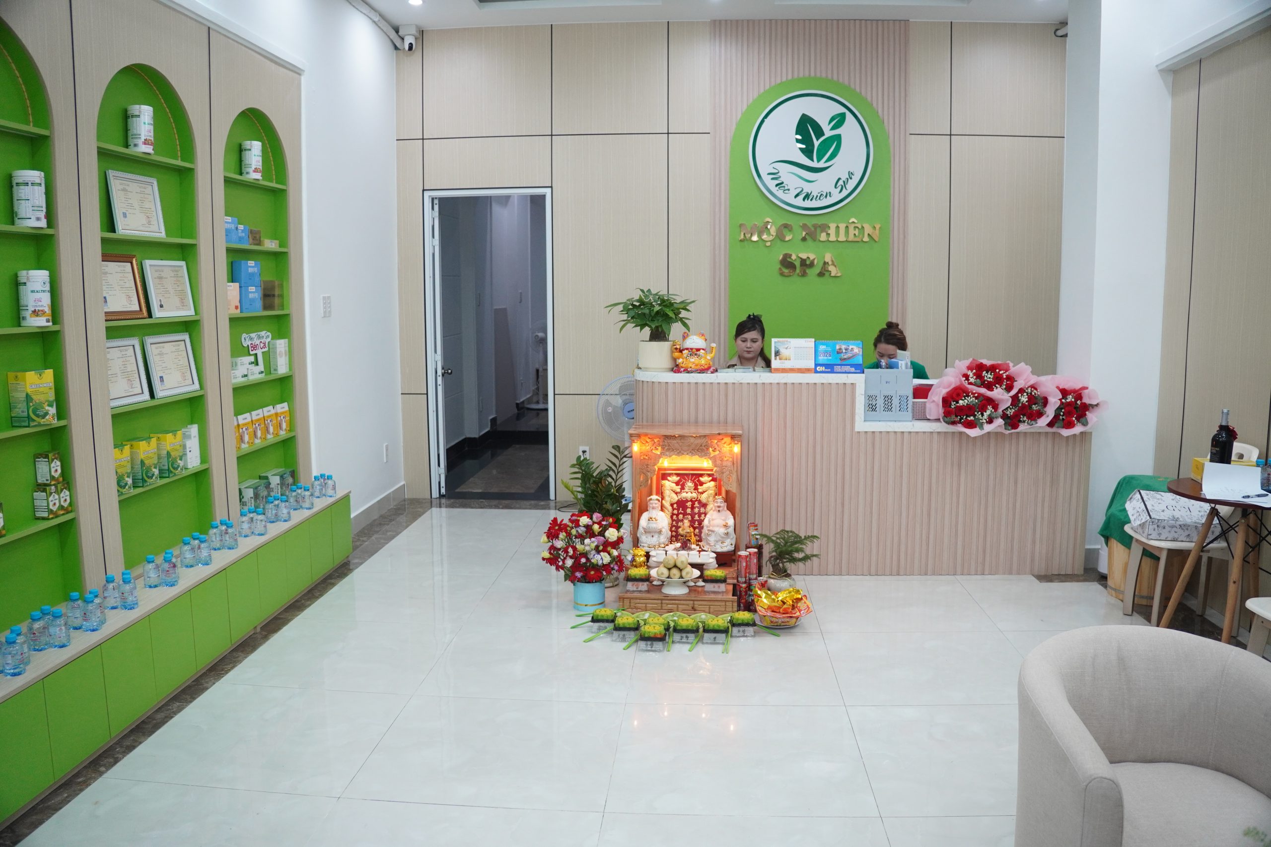 Không gian Mộc Nhiên Spa Bến Cát